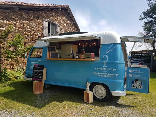 photo wine truck guinguette du ciné - Véo - Château de Pinsaguel - cinéma plein air