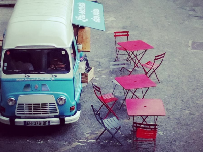 photo wine truck - Véo - Château de Pinsaguel - cinéma plein air