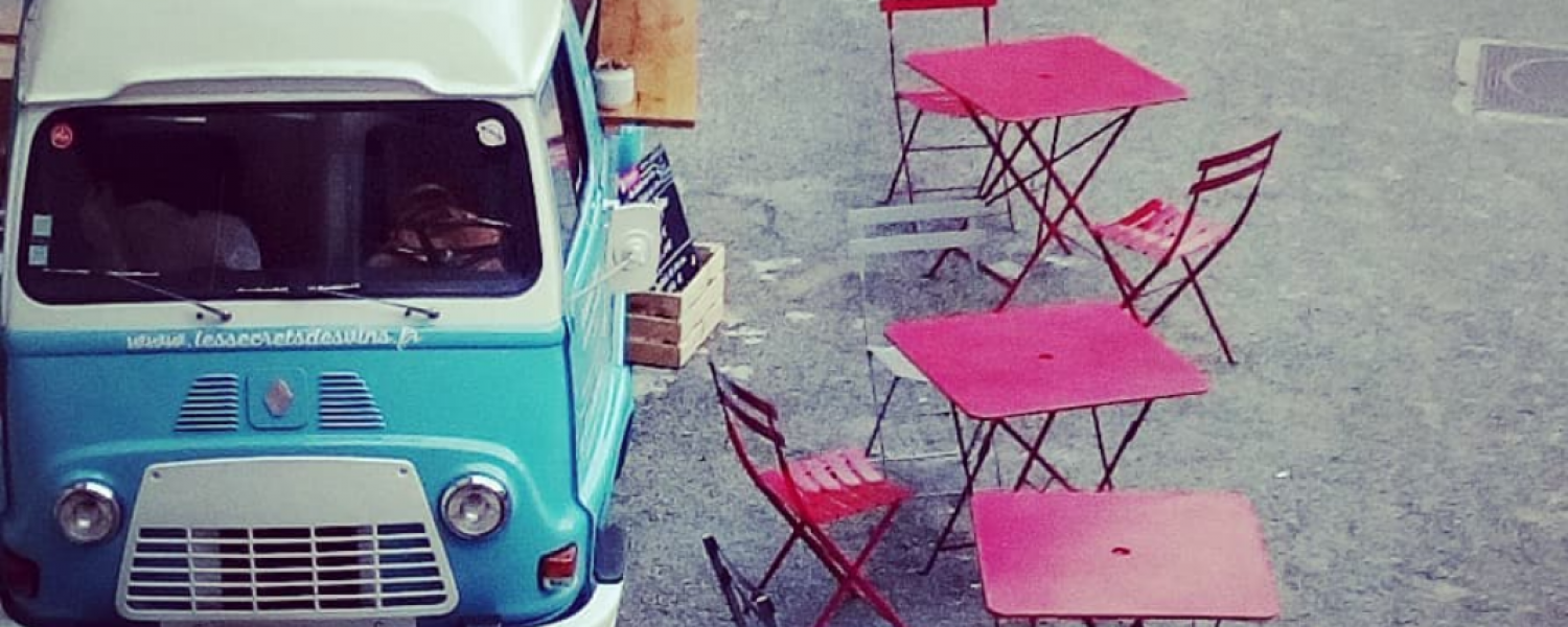 photo wine truck - Véo - Château de Pinsaguel - cinéma plein air